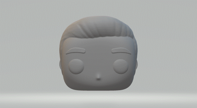 groom head 014 funko pop 3D print model - Mito3D