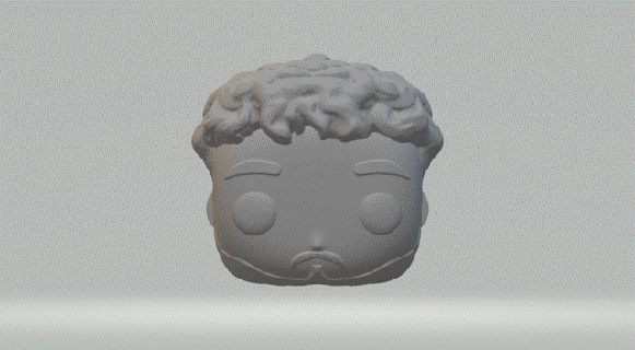 groom head 016 funko pop 3d print model - Mito3D