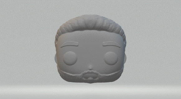 groom head 017 funko pop 3d print model - Mito3D