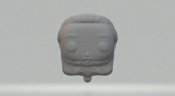 groom head 018 funko pop 3d print model - Mito3D