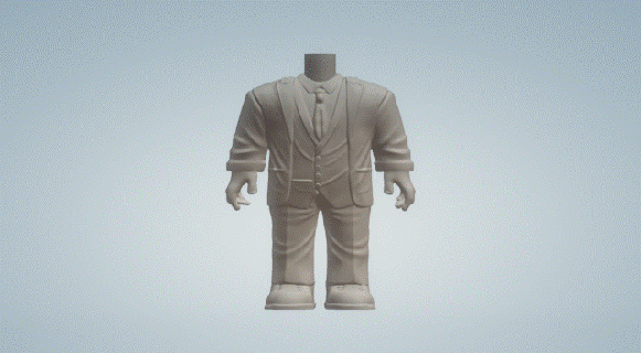 groom suit 008 funko pop 3d print model - Mito3D