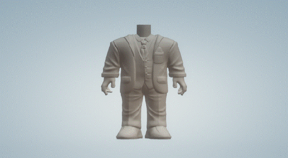 damat takım elbise 010 Funko pop 3d print model - Mito3D