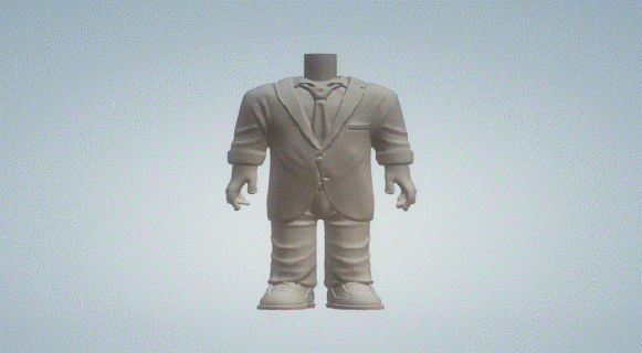 damat takım elbise 012 Funko pop 3d print model - Mito3D