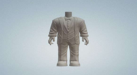 groom suit 015 funko pop 3d print model - Mito3D