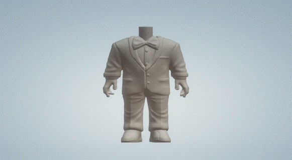 damat takım elbise 027 Funko pop 3d print model - Mito3D