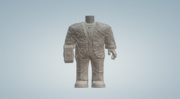 damat takım elbise 028 Funko pop 3d print model - Mito3D