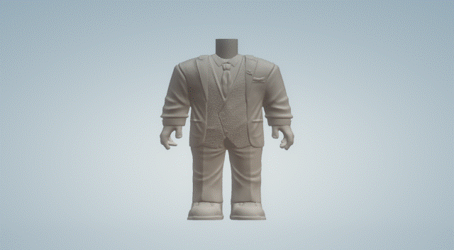 sposo completo uomo 030 funko pop 3D print model - Mito3D