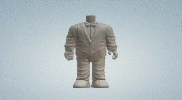 groom suit 033 funko pop 3d print model - Mito3D
