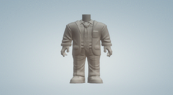 groom suit 035 funko pop 3d print model - Mito3D