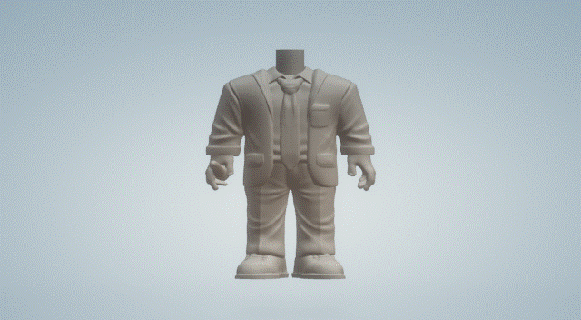 damat takım elbise 051 Funko pop 3d print model - Mito3D
