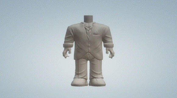 damat takım elbise 053 Funko pop 3d print model - Mito3D