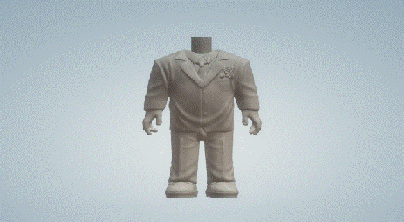 groom suit 057 funko pop 3d print model - Mito3D