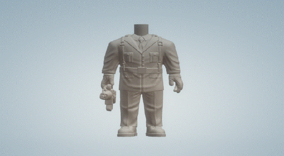 groom suit 058 funko pop 3d print model - Mito3D