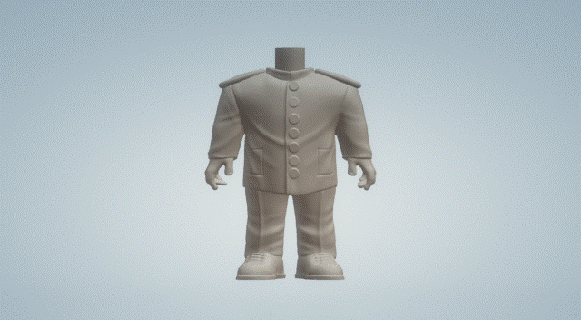 damat takım elbise 059 Funko pop 3d print model - Mito3D