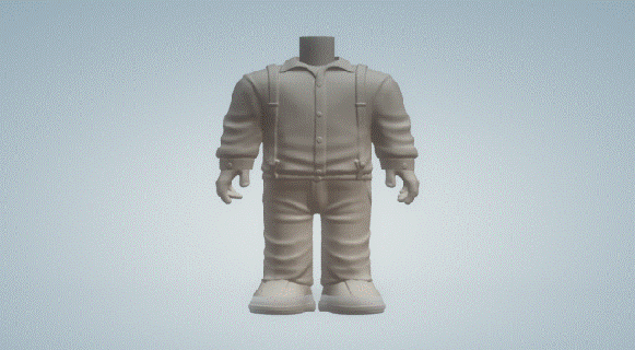 damat takım elbise 060 Funko pop 3d print model - Mito3D