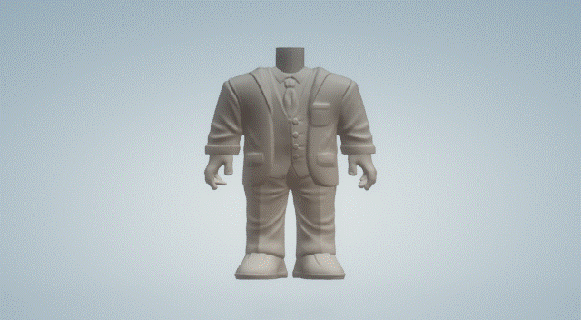 damat takım elbise 061 Funko pop 3d print model - Mito3D