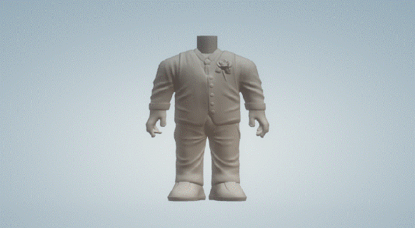 groom suit 062 funko pop 3d print model - Mito3D