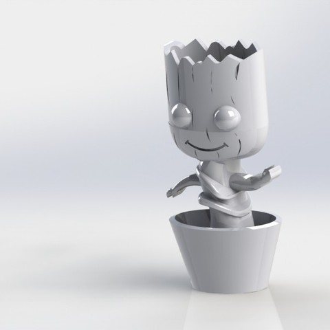 groot verschiedene Spielzeug 3D print model - Mito3D