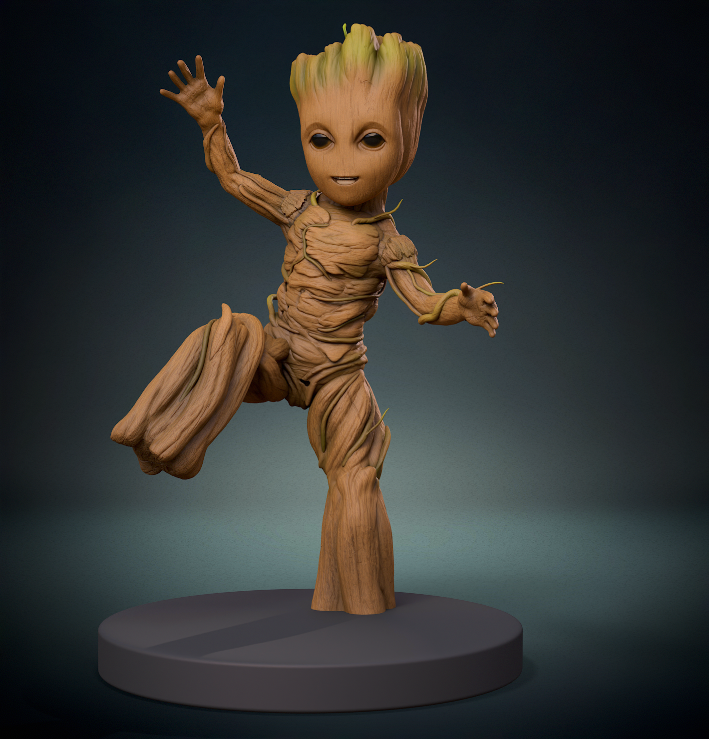 groot 3D print model - Mito3D