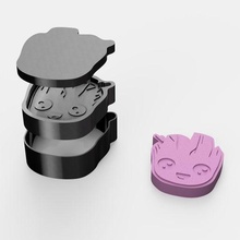 Groot bagno bomba muffa gadget solido shampoo 3d print model - Mito3D