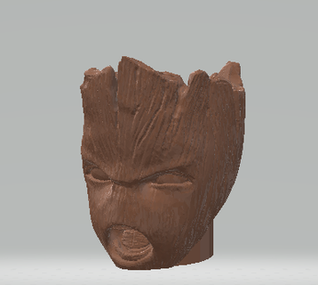 groot enojon - mate nost3rd groot mate nost3rd inside matte toy groot angry argentina  3d print model - Mito3D