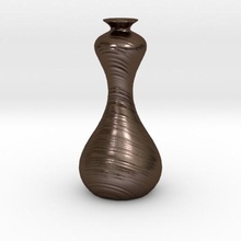 groovy vase home Glas sehen 3d print model - Mito3D