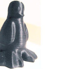 grotux vari 3d art frullatore figurina modello ornamento pinguino reprap giocattolo 3d print model - Mito3D