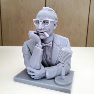 groucho marx 1950s bust 3d print model - Mito3D