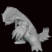 groudon Pokémon Zahl 3d print model - Mito3D