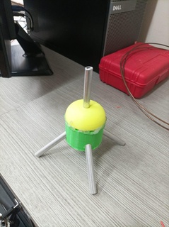 grounded monopole antenna base antenna  3d print model - Mito3D