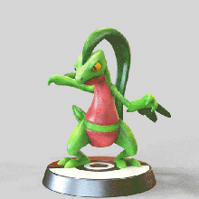 grovyle fan arte pok lun figurina pokemon 3d print model - Mito3D
