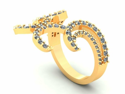 büyümüş prenses elmas yüzük r359 takı yazdırılabilir altın gümüş düğün 3dsmax sanatçı metal prototip stl kolye kolyeler kuş hıyarlar Antik kaplumbağa hayvanlar 3d print model - Mito3D
