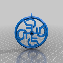 salutations de nice mourir fuesse - pendentif en fauteuil roulant la marche verre mode 3d print model - Mito3D