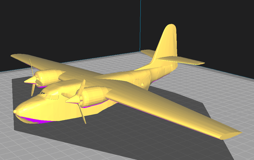 grumman hu 16e albatro aereo aeromobili aviazione 3d print model - Mito3D