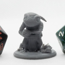 grung - tabletop miniature game 28mm 32mm animal chibi crossbow cute dnd dungeons dragons fantasy forest frog mini miniatures pathfinder rpg small toadstool wargaming toy accessories 3d print model - Mito3D