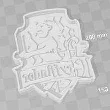 gryffindor harry potter cookie cutter home cookiecutter mold biscuit jannie alexandra house 3d print model - Mito3D