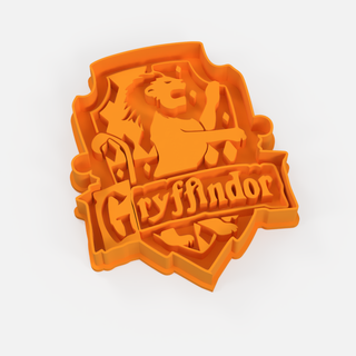 gryffindor shield cookie cutter sharp cookiecutter cake cookies porcelain masses whale paste griffindor griffindind 3d print model - Mito3D