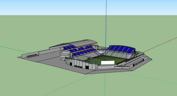 gsp stadium apoel stadium stadium use 2023 soccer nfl nba mlb nhl chypre apoel  3d print model - Mito3D