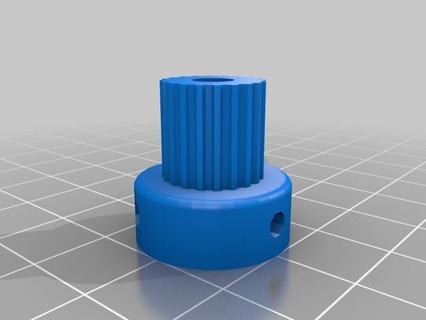 gt2 pully 20t customized 3d printer parts 3d print model - Mito3D