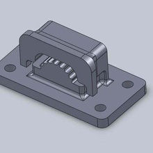 gt2 rapide ceinture titulaire soutien 3d_printer_parts 3d print model - Mito3D