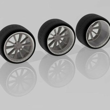 gt500 eleanor wheels 1 24 & 25 scale car modelling 1:24 1:25 mustang shalby gone in 60 seconds 3d print model - Mito3D