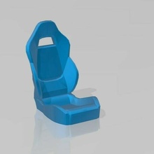 gt 570 bucket seat 1 24 & 25 scale car modelling 1:24 1:25 seats 3d print model - Mito3D