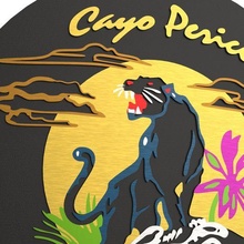 gta cayo perico logo panther jacket oppressor mkii toy figure motorbike 3d imp art grand theft auto cay parakeet key dlc video games 3d print model - Mito3D