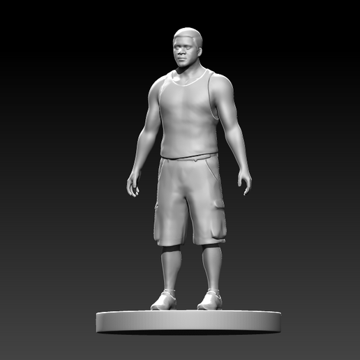 gta franklin 3D print model - Mito3D