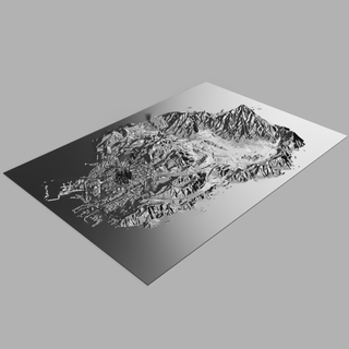 gta büyük harita oyun Çalınması Oto 5 Los Santos Rock yıldızı 3d print model - Mito3D