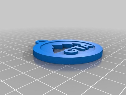 gtamtv keychain keychains 3d print model - Mito3D