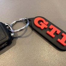 gti key ring jewelry car golf vw keychains 3d print model - Mito3D