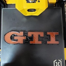 gti logo art volkswagen golf 3d print model - Mito3D
