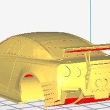 gtr r35 rocket bunny kit art car 3d print model - Mito3D