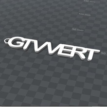gtvvert personalizzabile catena chiave art le chiavi cles catene porta 3d print model - Mito3D